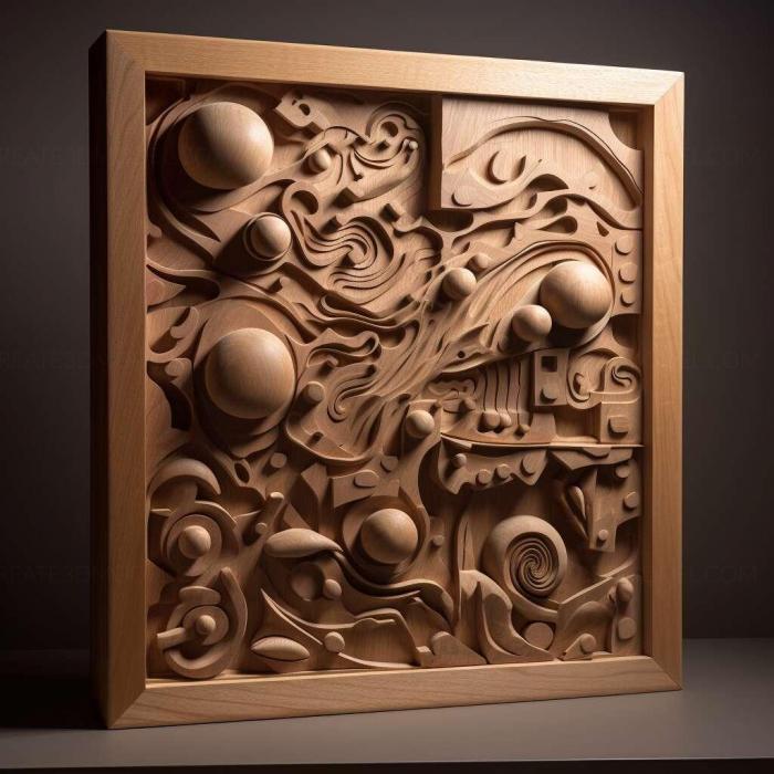 نموذج ثلاثي الأبعاد لآلة CNC 3D Art 